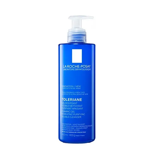 

Двойной очищающий пенящийся гель Toleriane La Roche Posay, 400 ml