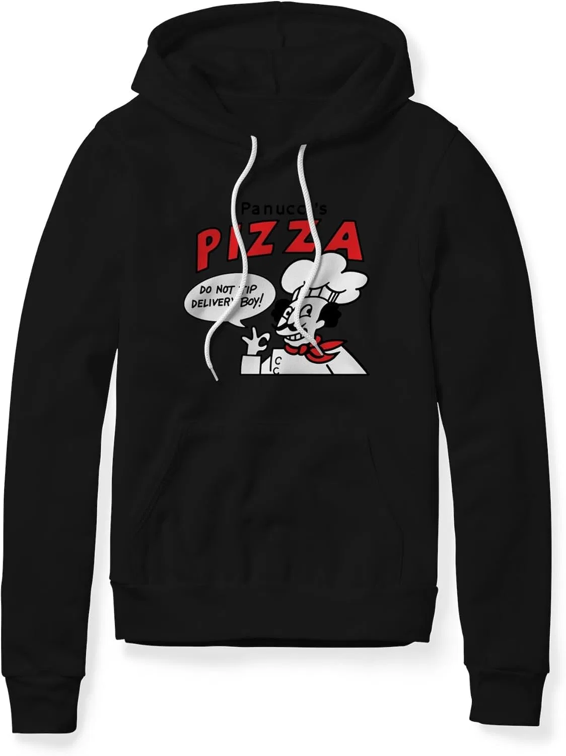 Флисовая худи Panucci's Pizza Logo, Black
