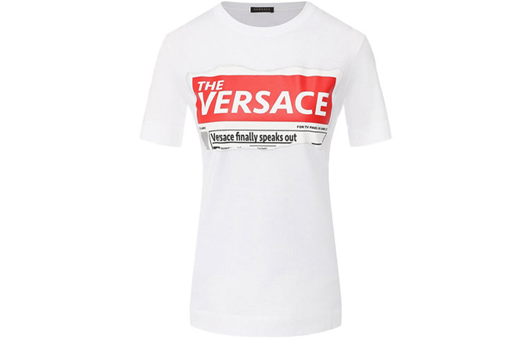 VERSACE Футболка женская белая
