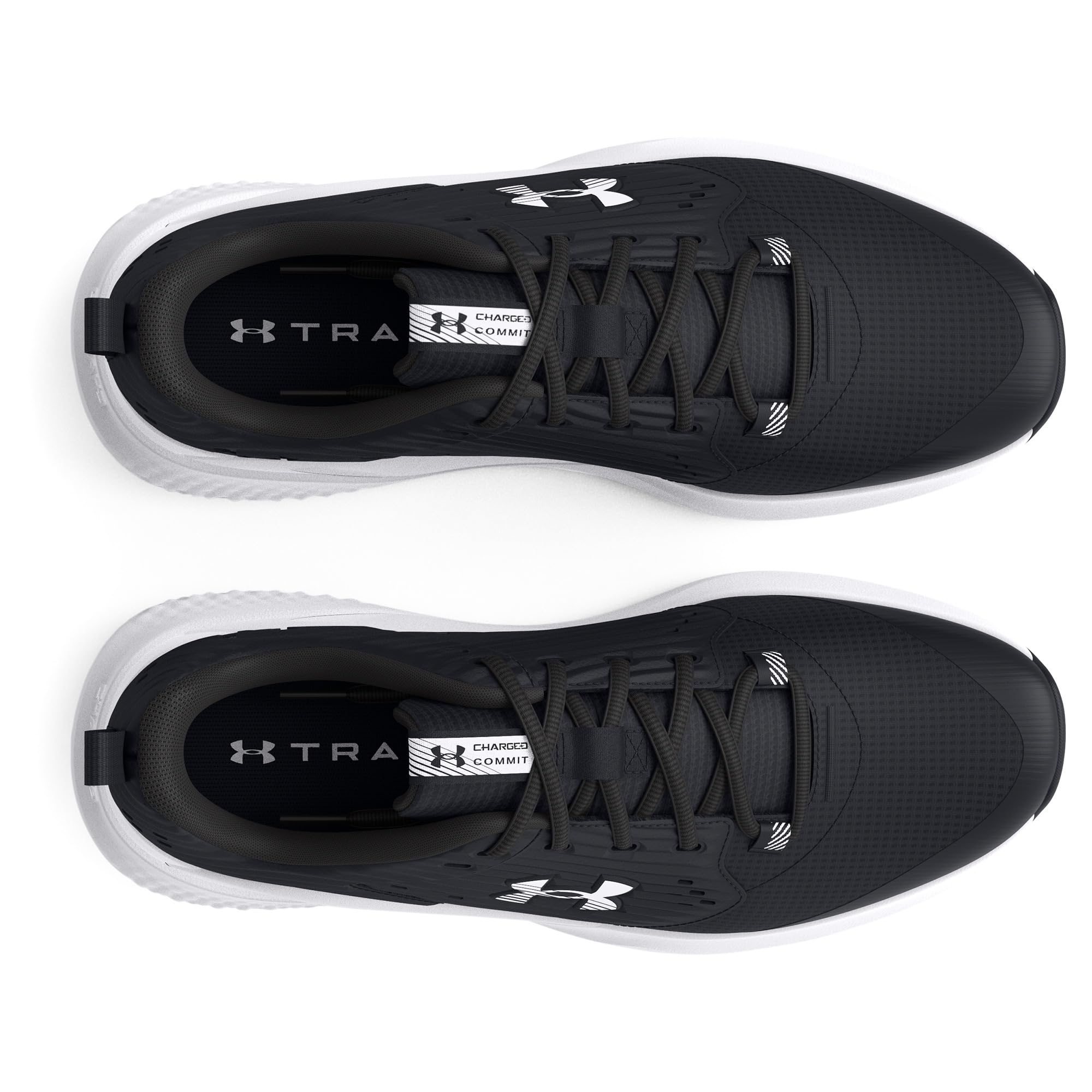 Кроссовки Under Armour Charged Commit 4 Training Shoes, цвет Black/Anthracite/White — фото 2