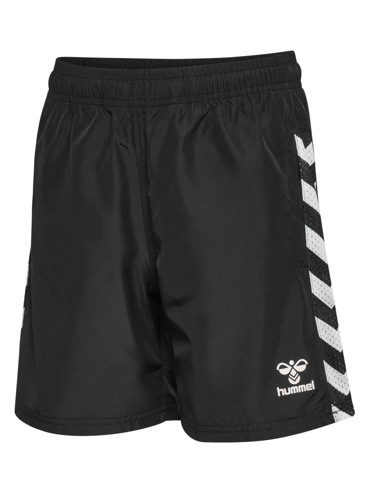 Hummel Игривые детские шорты-бермуды черного цвета — фото 4