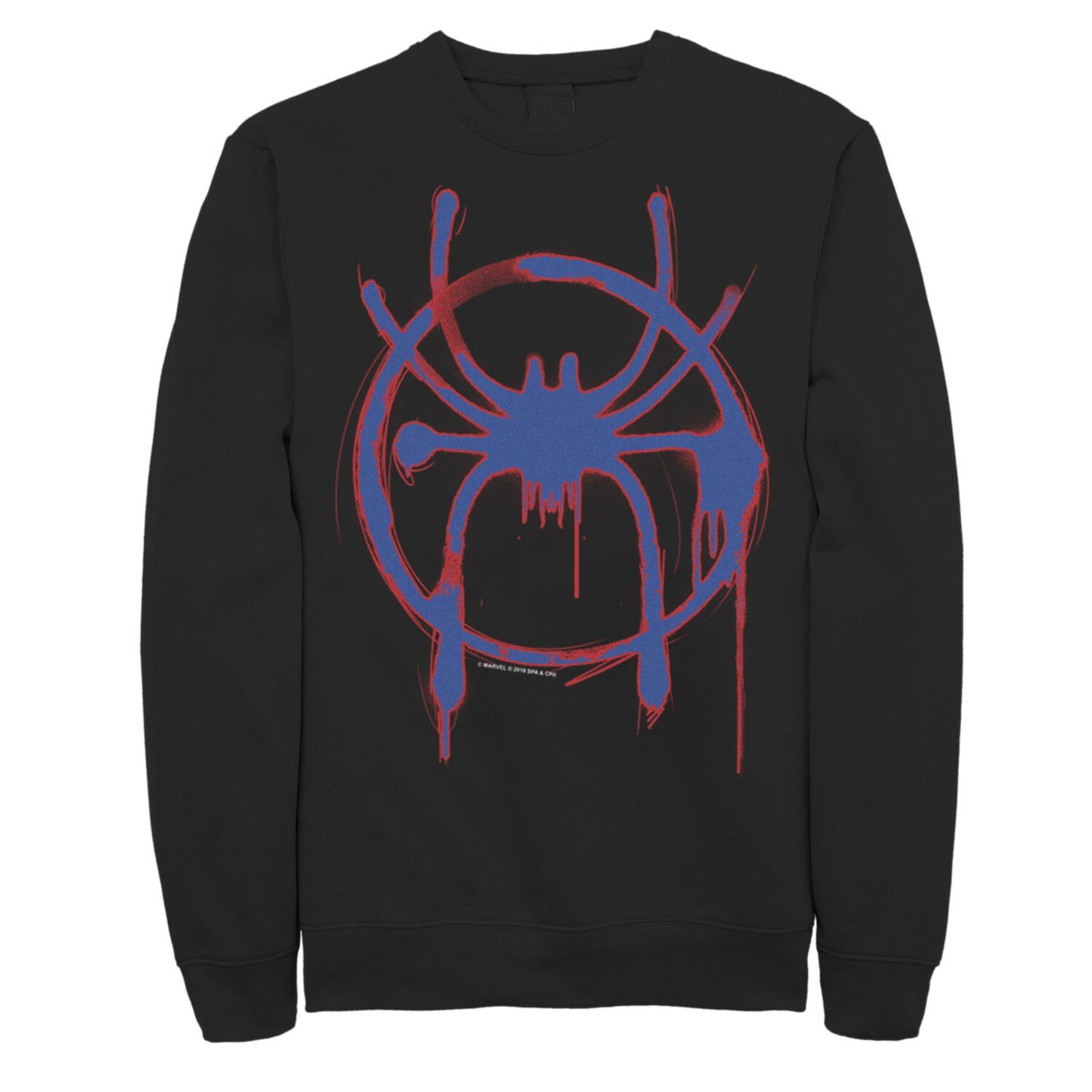 

Мужской свитшот с логотипом Into The Spider-Verse Spray Paint Marvel