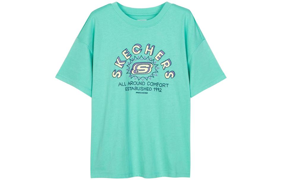 

Skechers Футболка Classic Casual Series, розовая, зеленая, детская