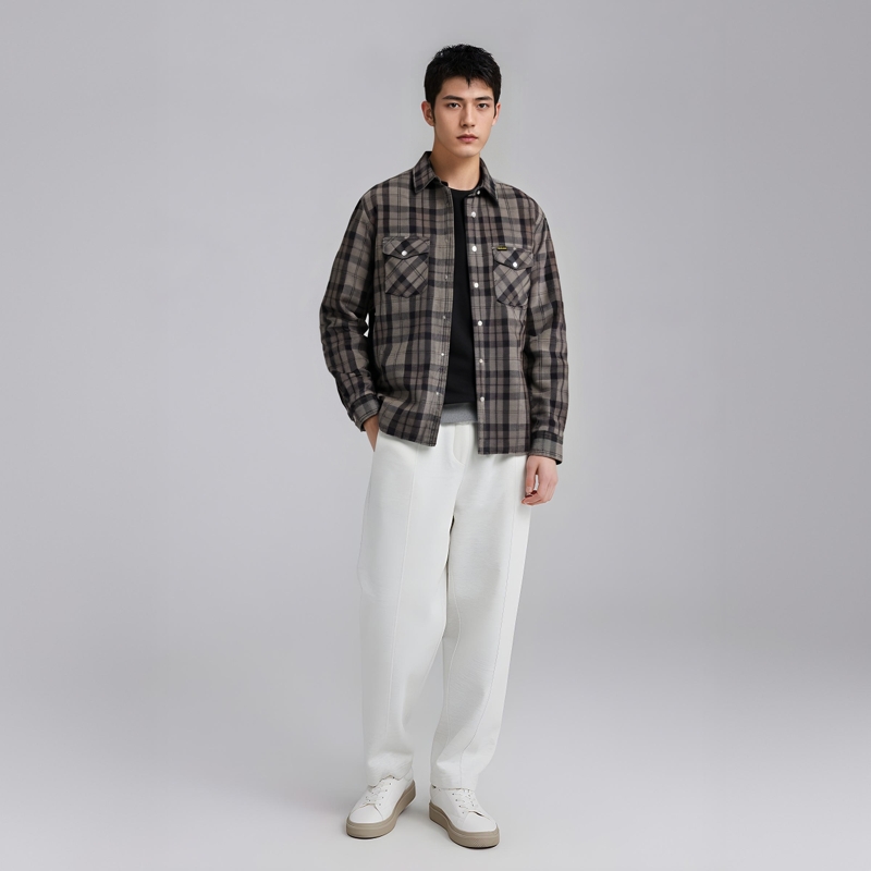 Куртка на молнии Supreme из стёганой фланели, оранжевый/оранжевый — фото 3