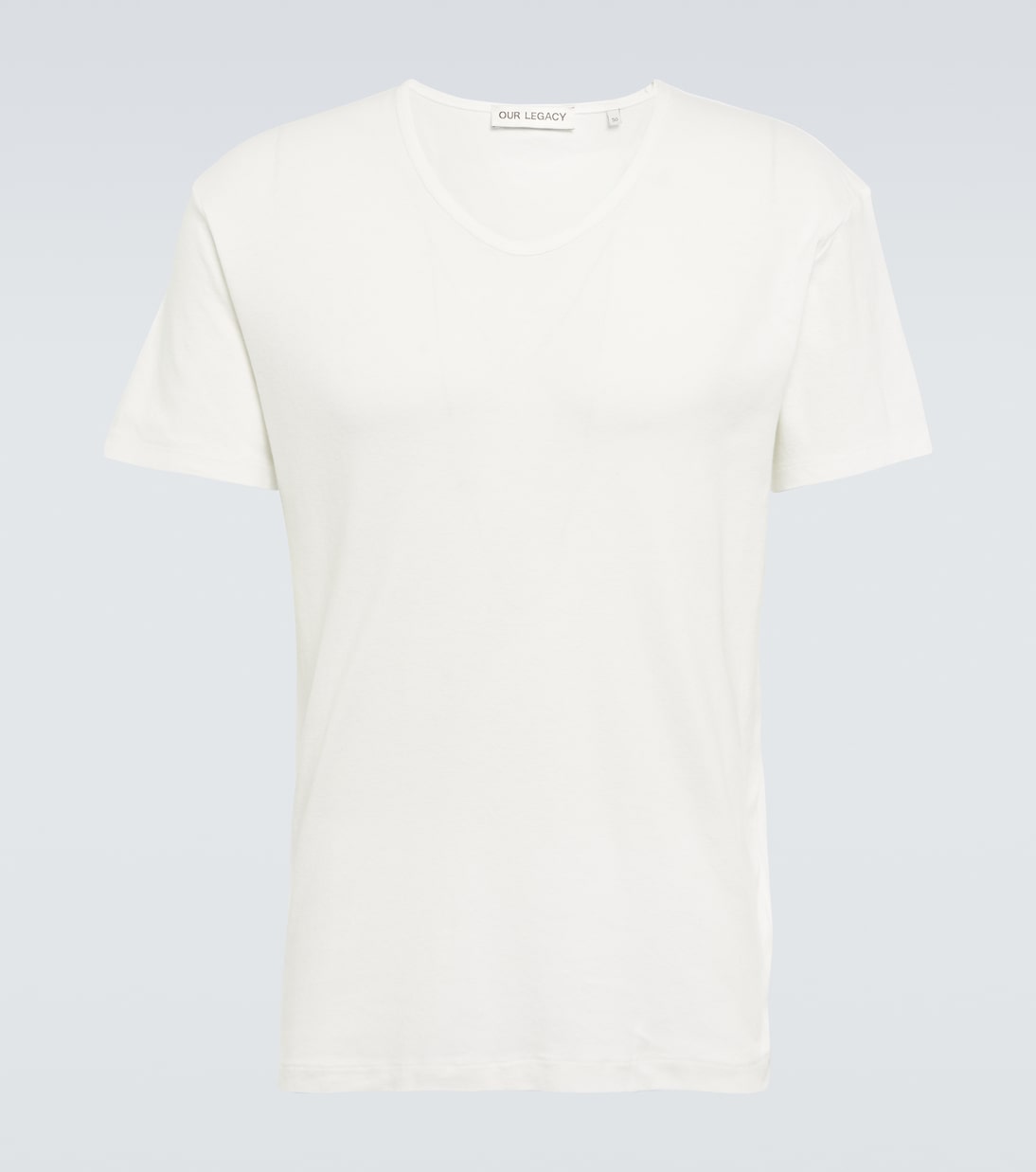 

Хлопковая футболка Our Legacy, White Crisp Cotton