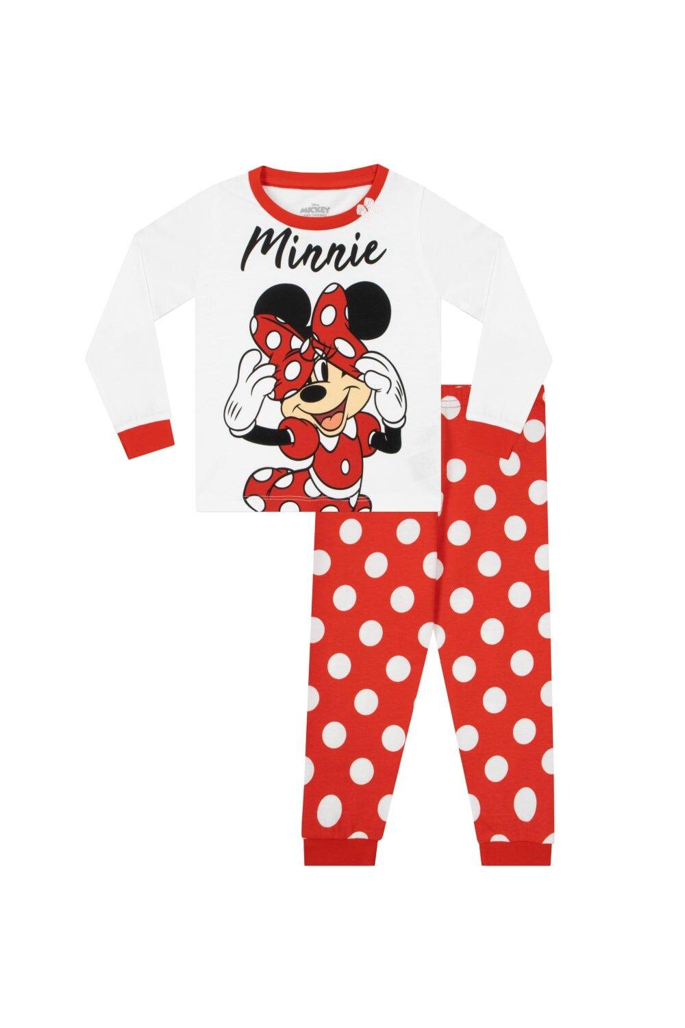 

Пижамы с Минни Маус для девочек Disney, красный