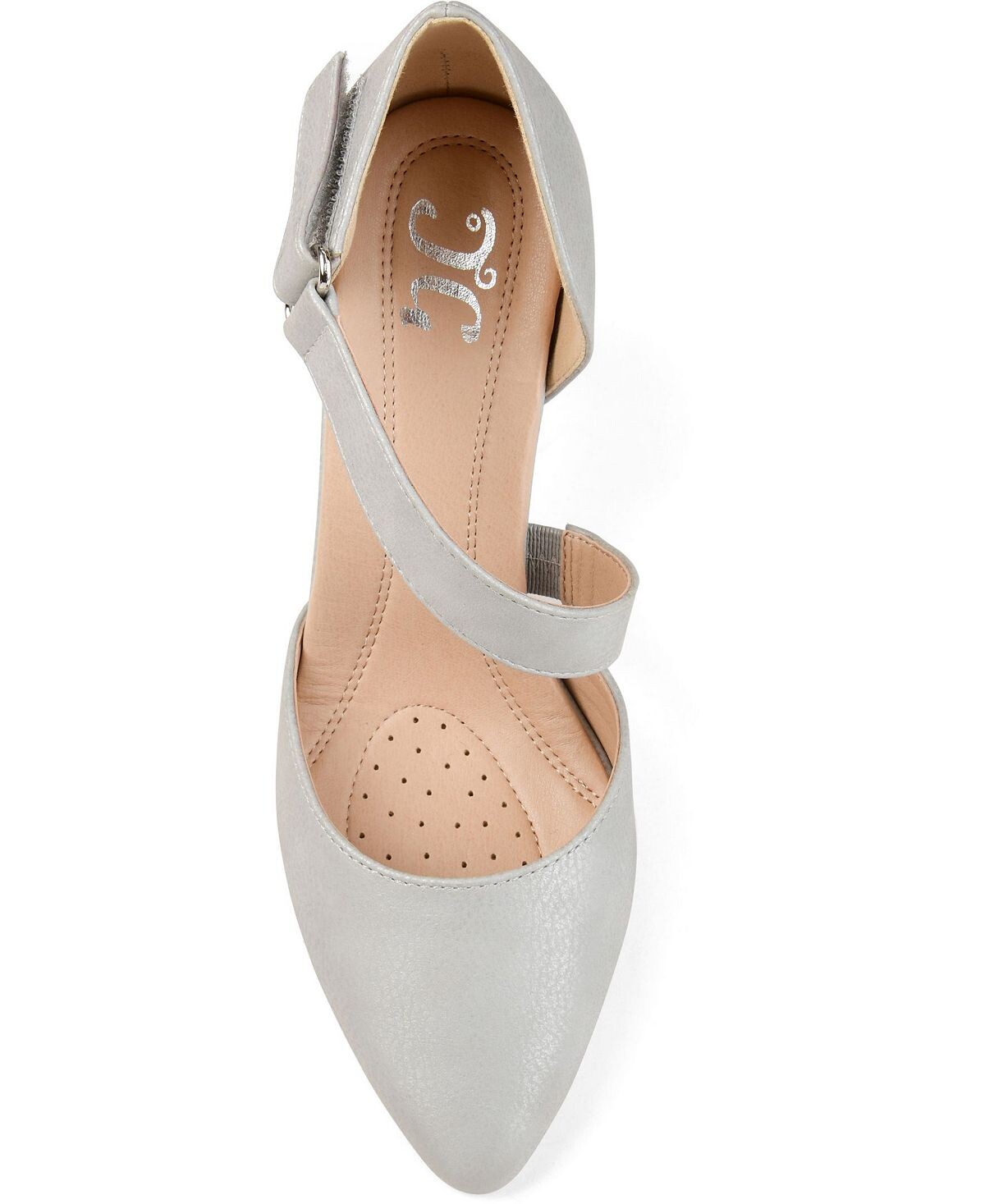 Женские туфли-лодочки Tillis Journee Collection, серебро — фото 4