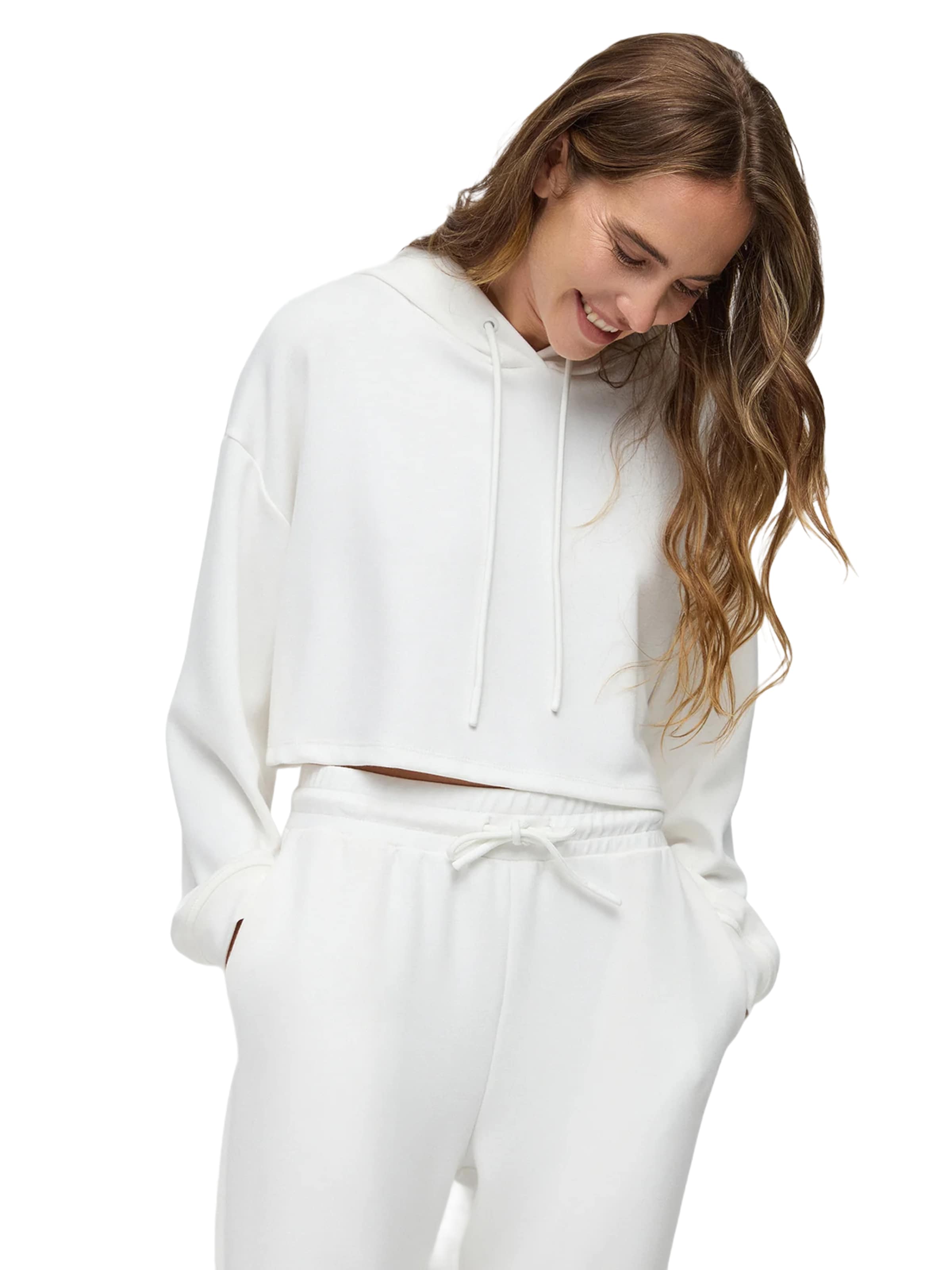 

No Matter What Толстовка в цвете экрю, Белый, No Matter What Толстовка в цвете экрю