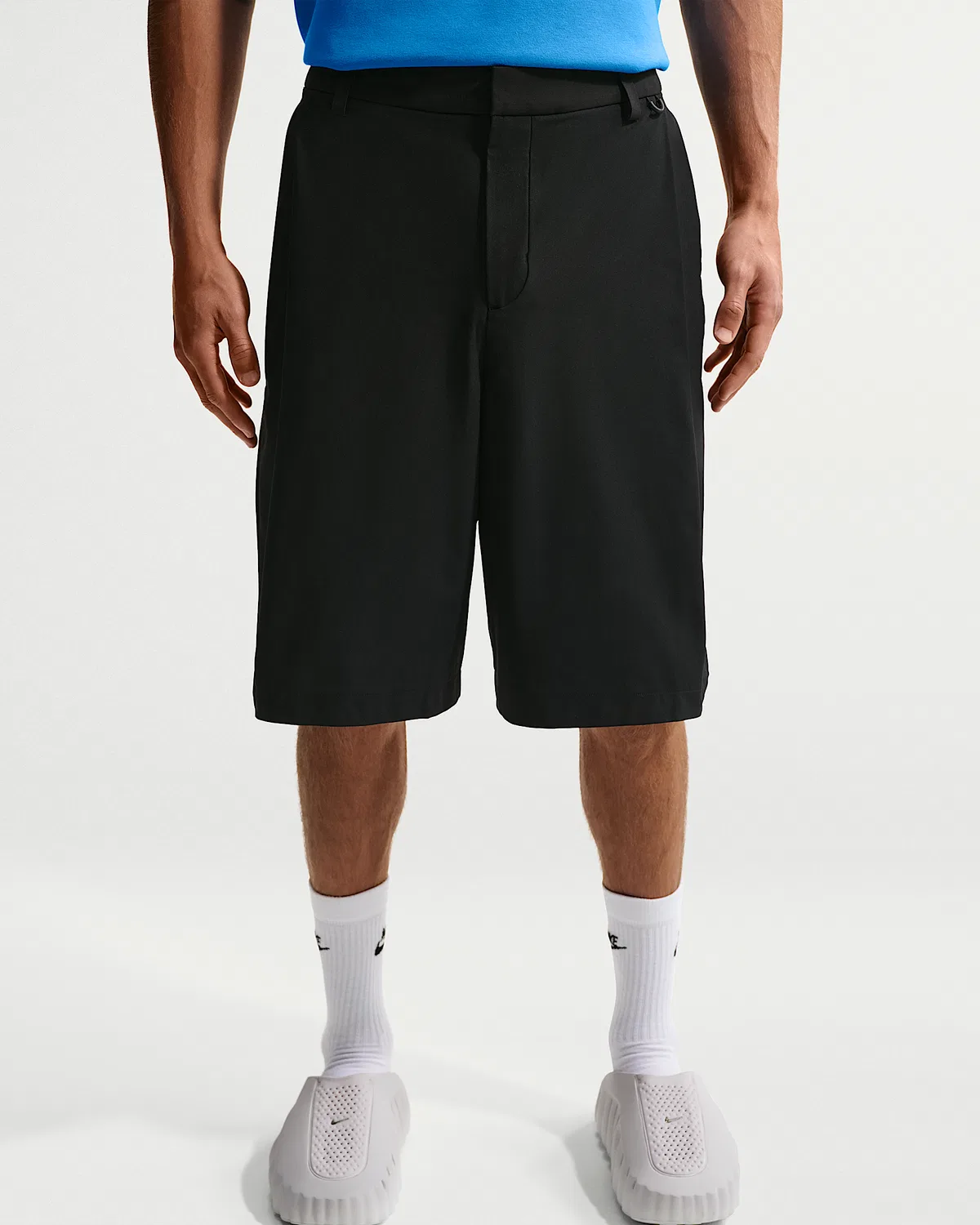 Мужские шорты Nike 24.7 PerfectStretch Dri-FIT UV 10", Black/Black/Dark Smoke Grey — фото 2