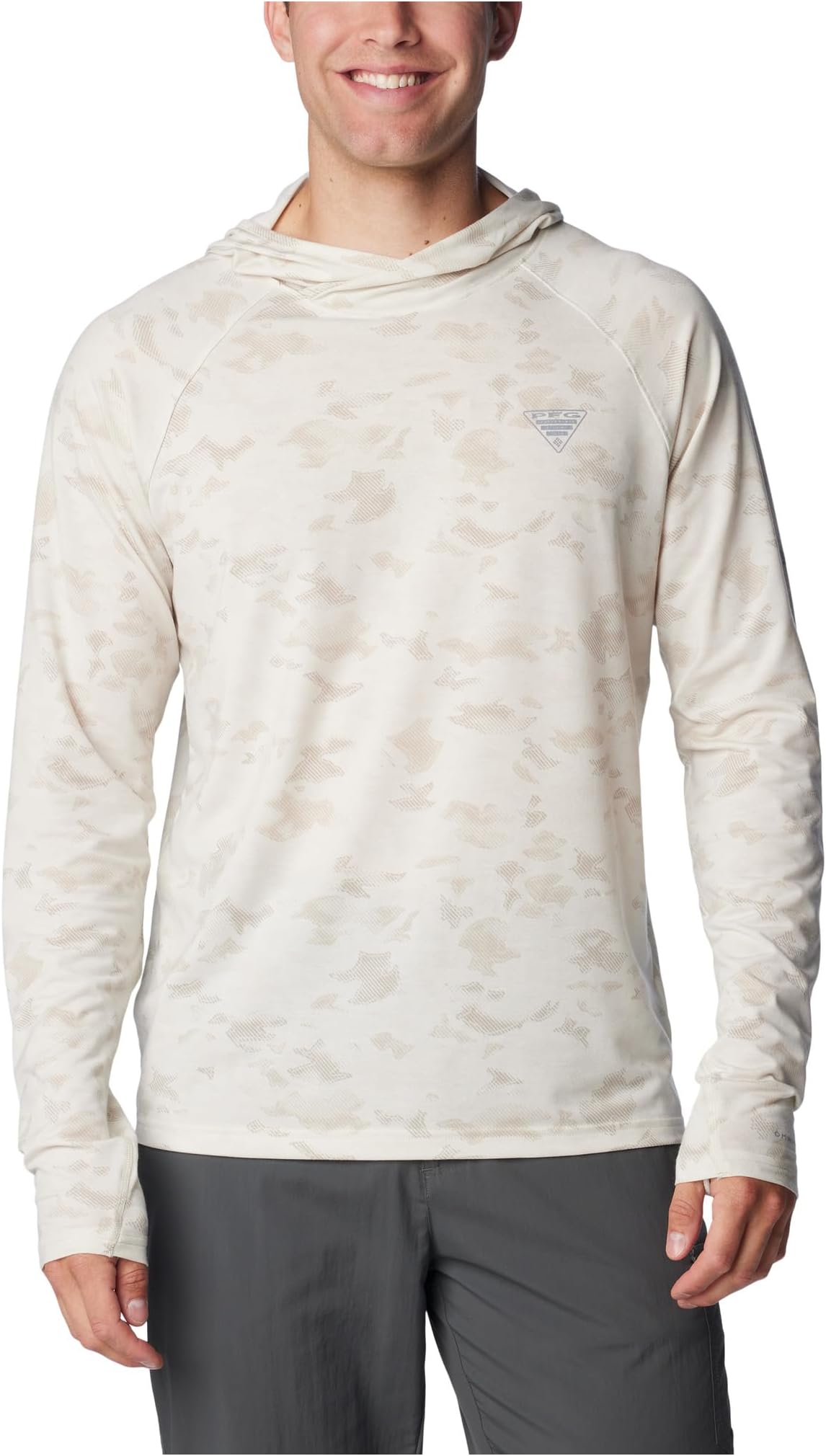 

Толстовка Columbia PFG Uncharted Hoodie, цвет Stone Uncharted Waters
