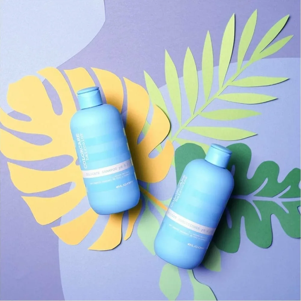 Шампунь Color Care Delicate Shampoo 300 мл. Для чувствительной кожи, окрашенной краской. Продукт только для салонов красоты. Elgon, others — фото 4