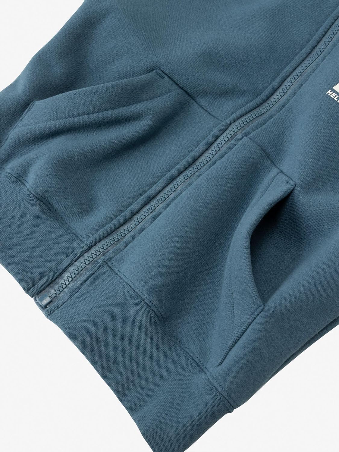 Детская толстовка с капюшоном на молнии Helly Hansen с логотипом, унисекс, HJ32552, синий — фото 3
