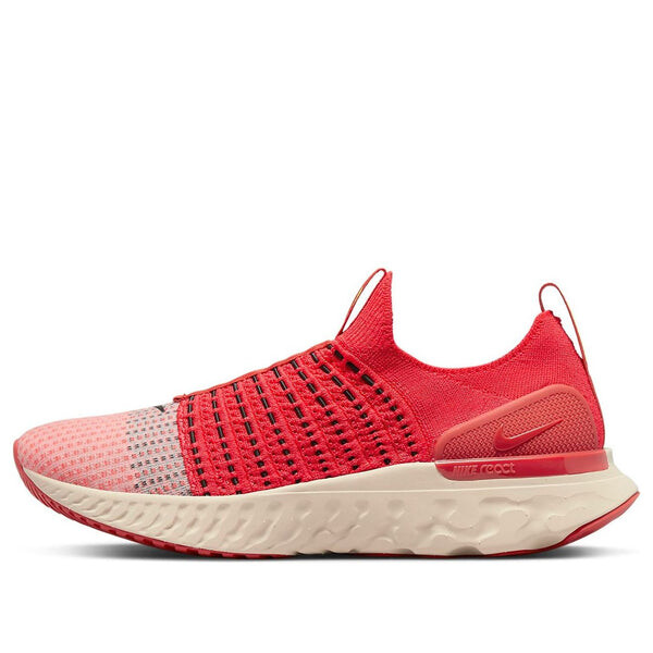 

Кроссовки react phantom run flyknit 2 Nike, красный