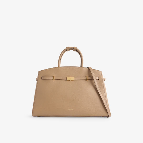 

Сумка-тоут кожаная Demellier The Hudson, желтый