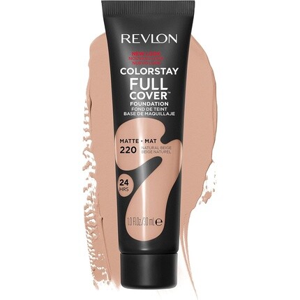 

Revlon ColorStay Полное покрытие Стойкая матовая основа Устойчивая к нагреванию и поту Легкая основа для макияжа Натуральный бежевый 30 мл