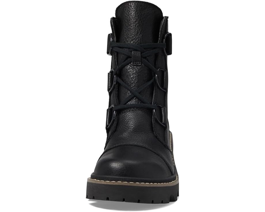 Ботинки женские Sorel Joan Now Lace из натуральной кожи, черный — фото 2