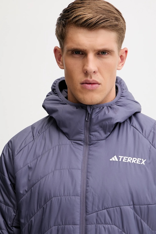 Многофункциональная утепленная куртка для активного отдыха Adidas Terrex, фиолетовый — фото 4