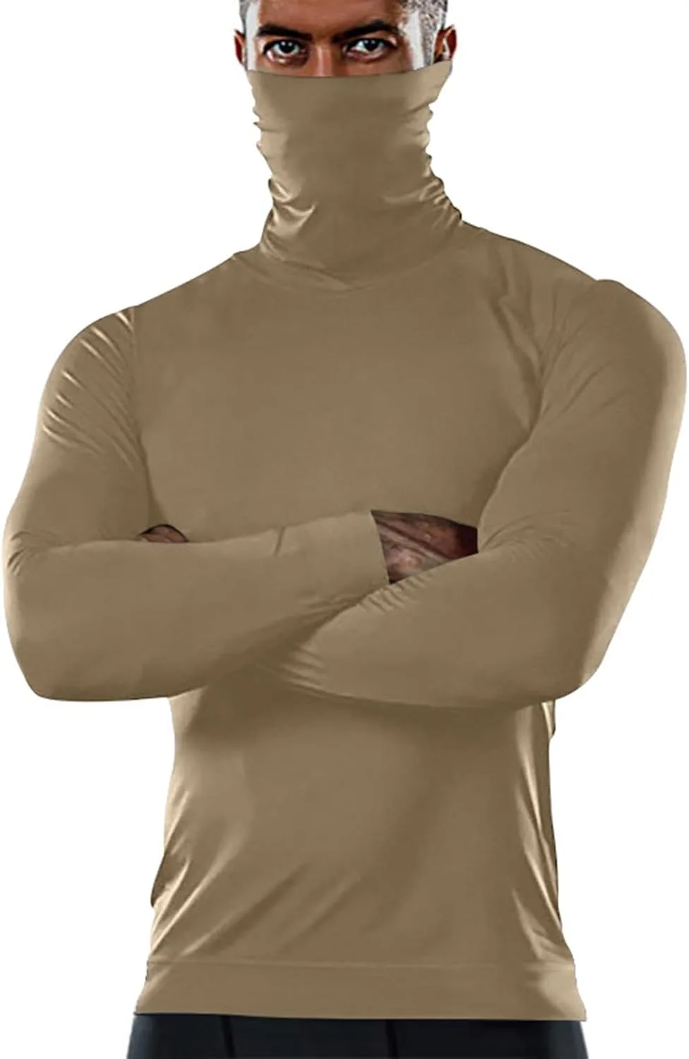 

Футболка-водолазка для мужчин Slim Fit Stretch