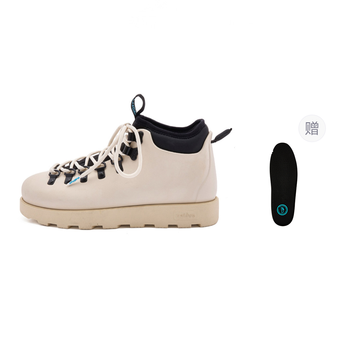 

Fitzsimmons 3.0 усовершенствованные рабочие ботинки для активного отдыха короткие ботинки martin unisex Native Shoes, Oat белый | экрю[Gift Included Height-Increasing Insole]