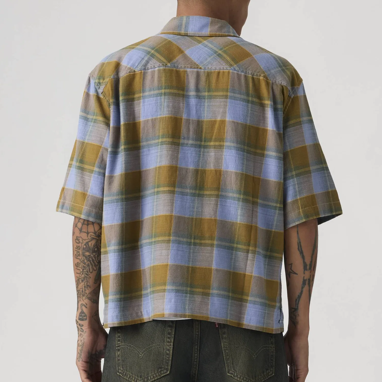 Рубашка с коротким рукавом клетчатая Levis мультиколор — фото 4