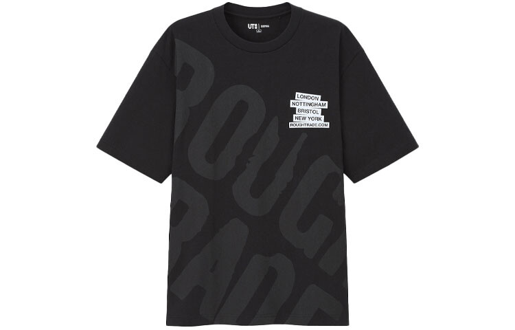 

Футболка унисекс черная Uniqlo, черный