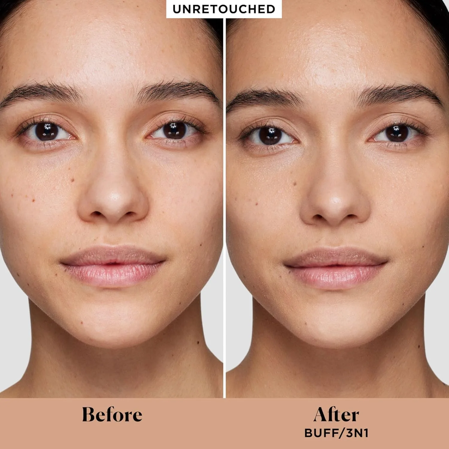 Водостойкая, невесомая тональная основа Real Flawless Weightless Perfecting Waterproof Foundation, среднее покрытие, возможность наслаивания, стойкость до 12 часов, некомедогенная, 28 г. Laura Mercier, 3N1 Buff - light medium, neutral undertones... — фото 3