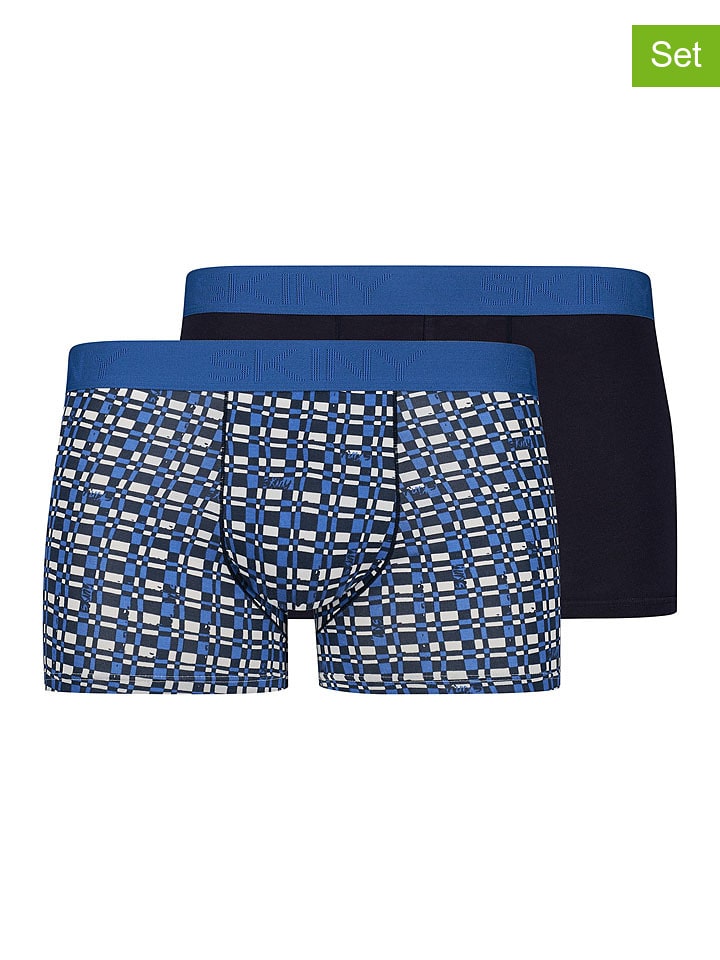 

Боксерские трусы Skiny, цвет schwarz/blau