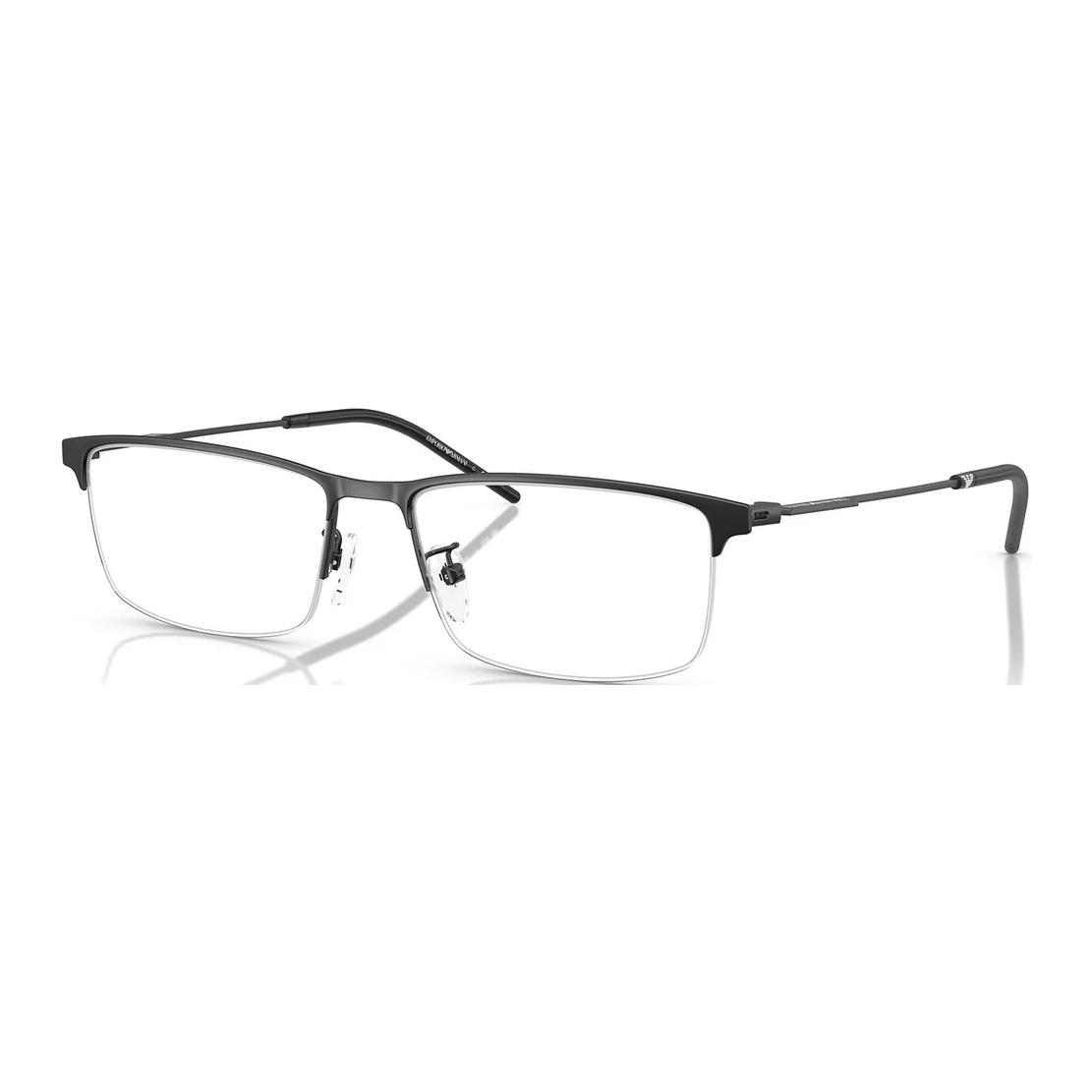 

EMPORIO ARMANI Прямоугольная оправа для очков, Black