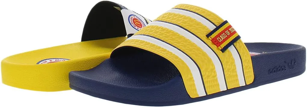 Мужские сандалии Adidas Originals AdiletteSlide, желтый/темно-синий — фото 4