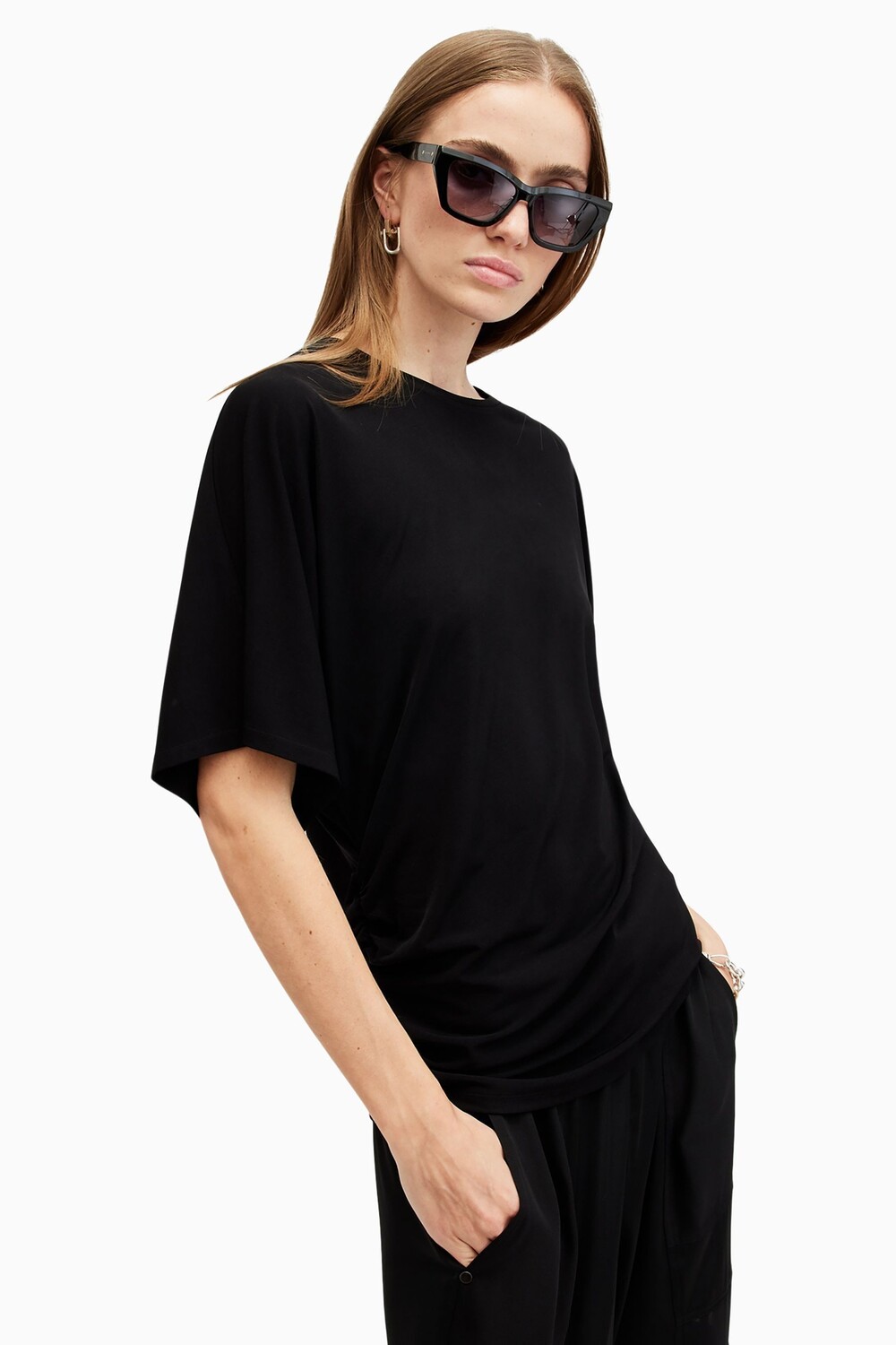 

Футболка Allsaints kali All Saints, черный