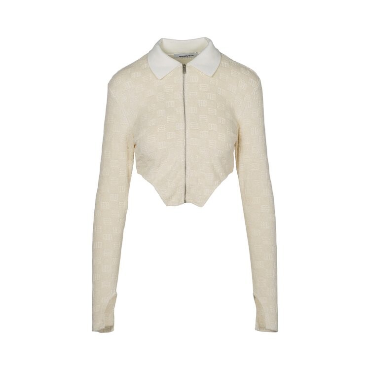 

Куртка Ambush All Over Monogram Asymmetric Jacket, кремовый