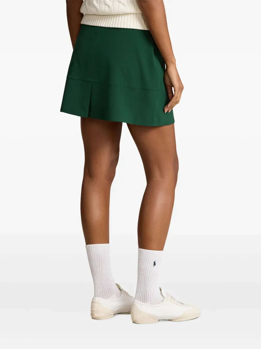 Мини-юбка с высокой талией Polo Ralph Lauren, зеленый — фото 4