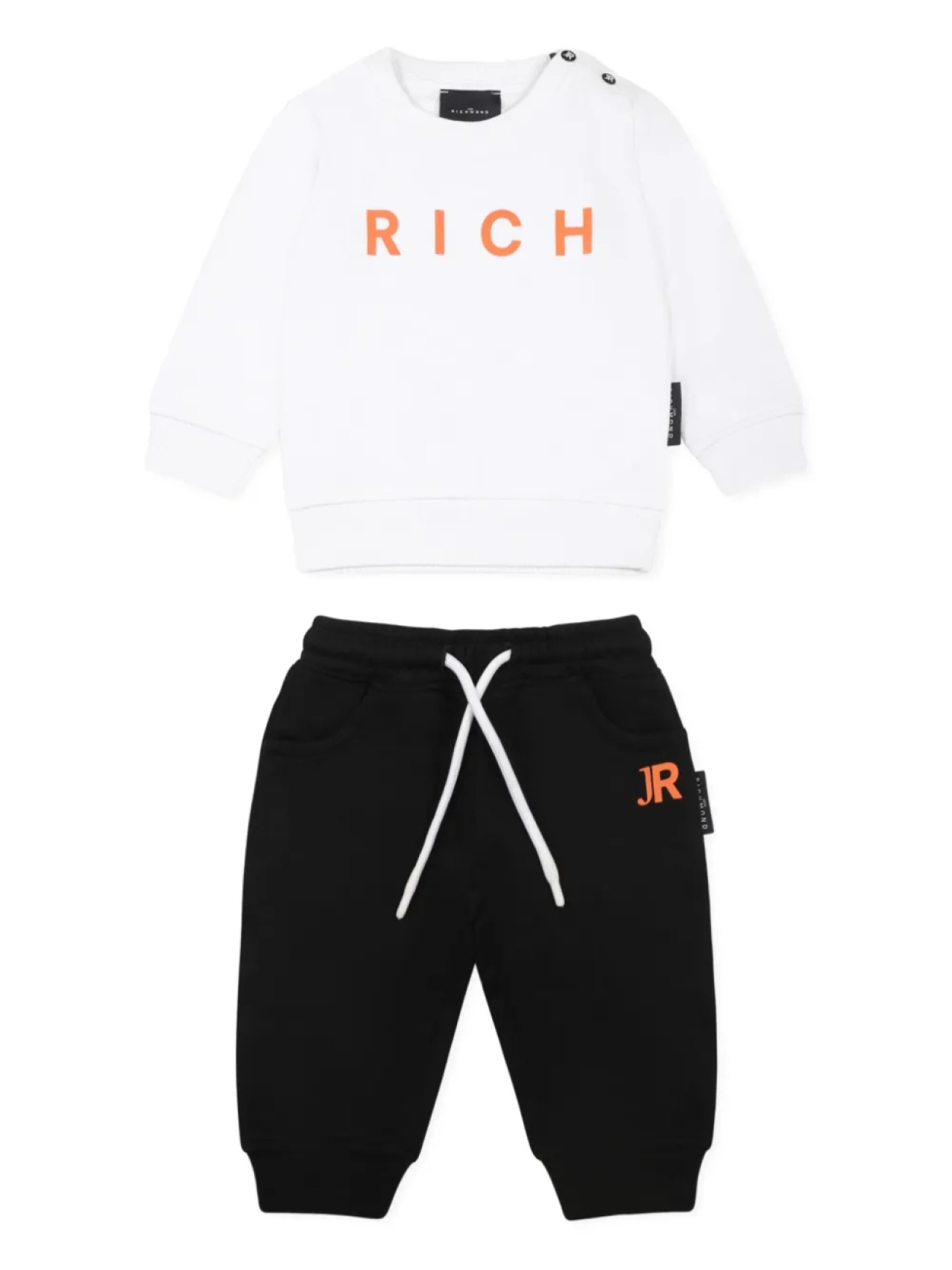 

John Richmond Junior спортивный костюм с логотипом, черный