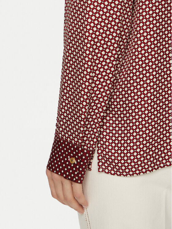 Рубашка свободного кроя Tommy Hilfiger, красный — фото 4