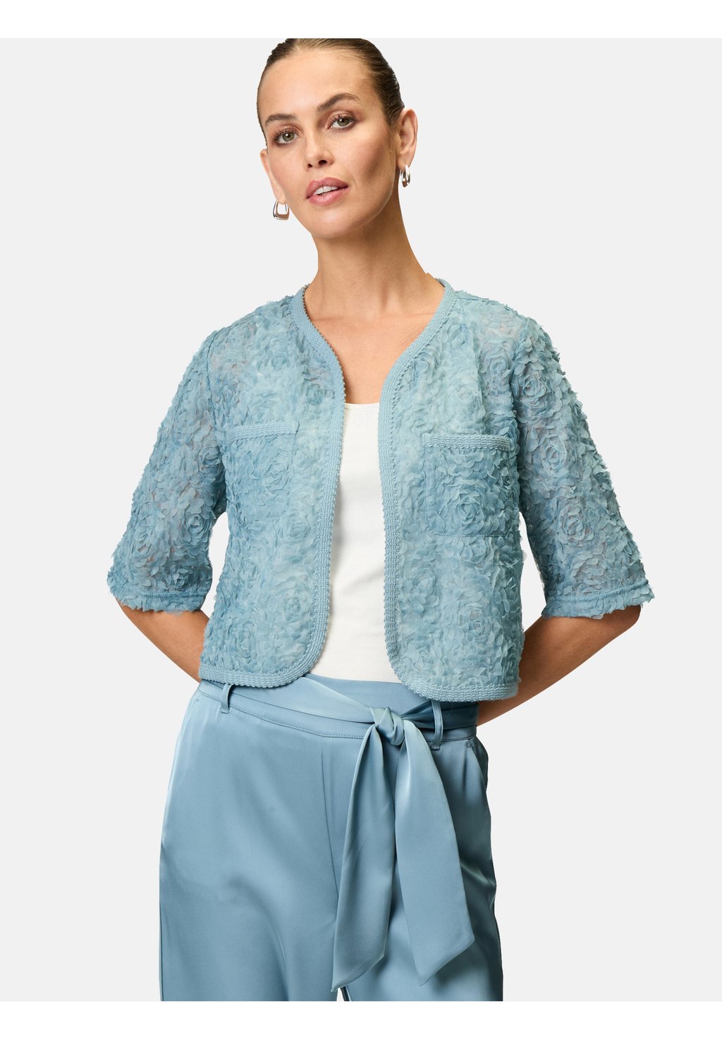 

Блейзер BOLERO MIT 3D BLUMEN zero, синий