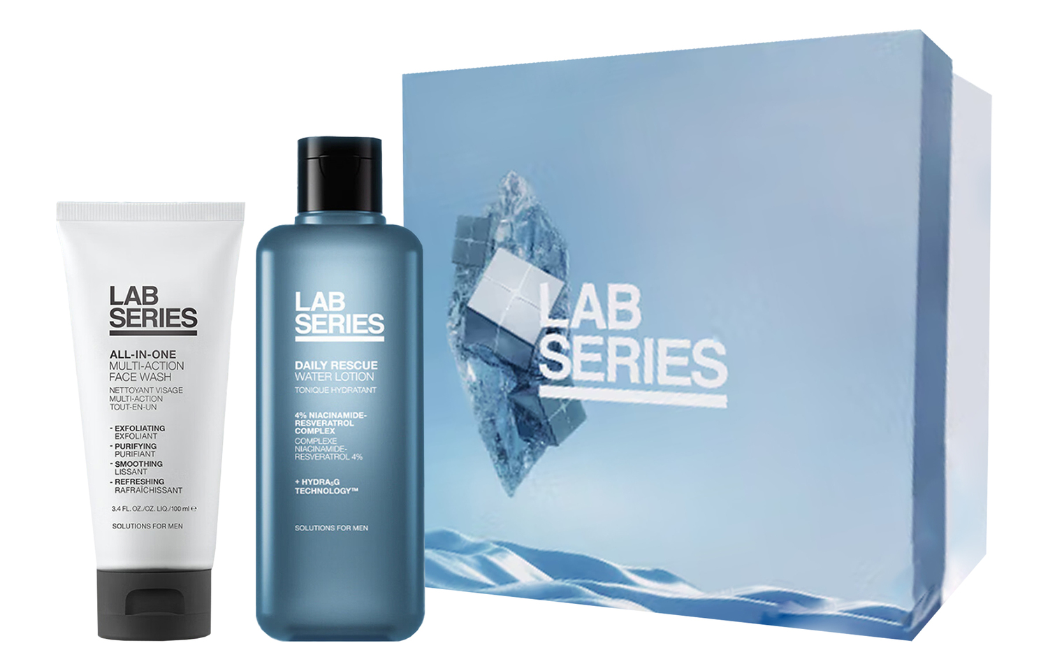 

Langshi набор для ухода за кожей с подзарядкой и увлажнением восстановление осветление успокоение LAB SERIES