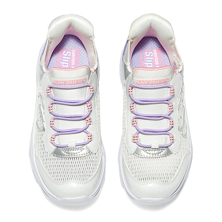 Кроссовки Skechers Kids Lifestyle Shoes GS Low-top White/Purple, фиолетовый — фото 4