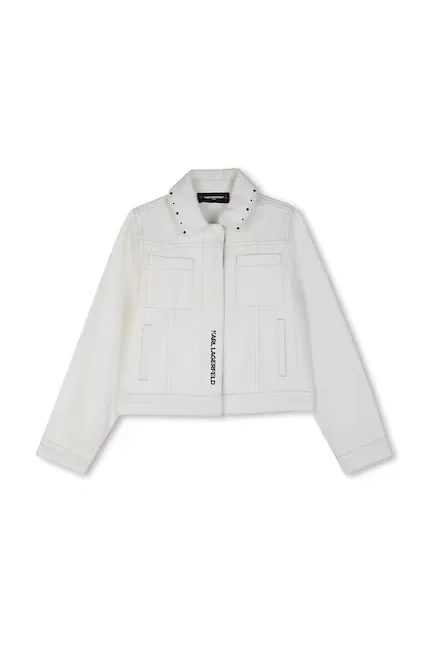 Куртка джинсовая детская Karl Lagerfeld, белый