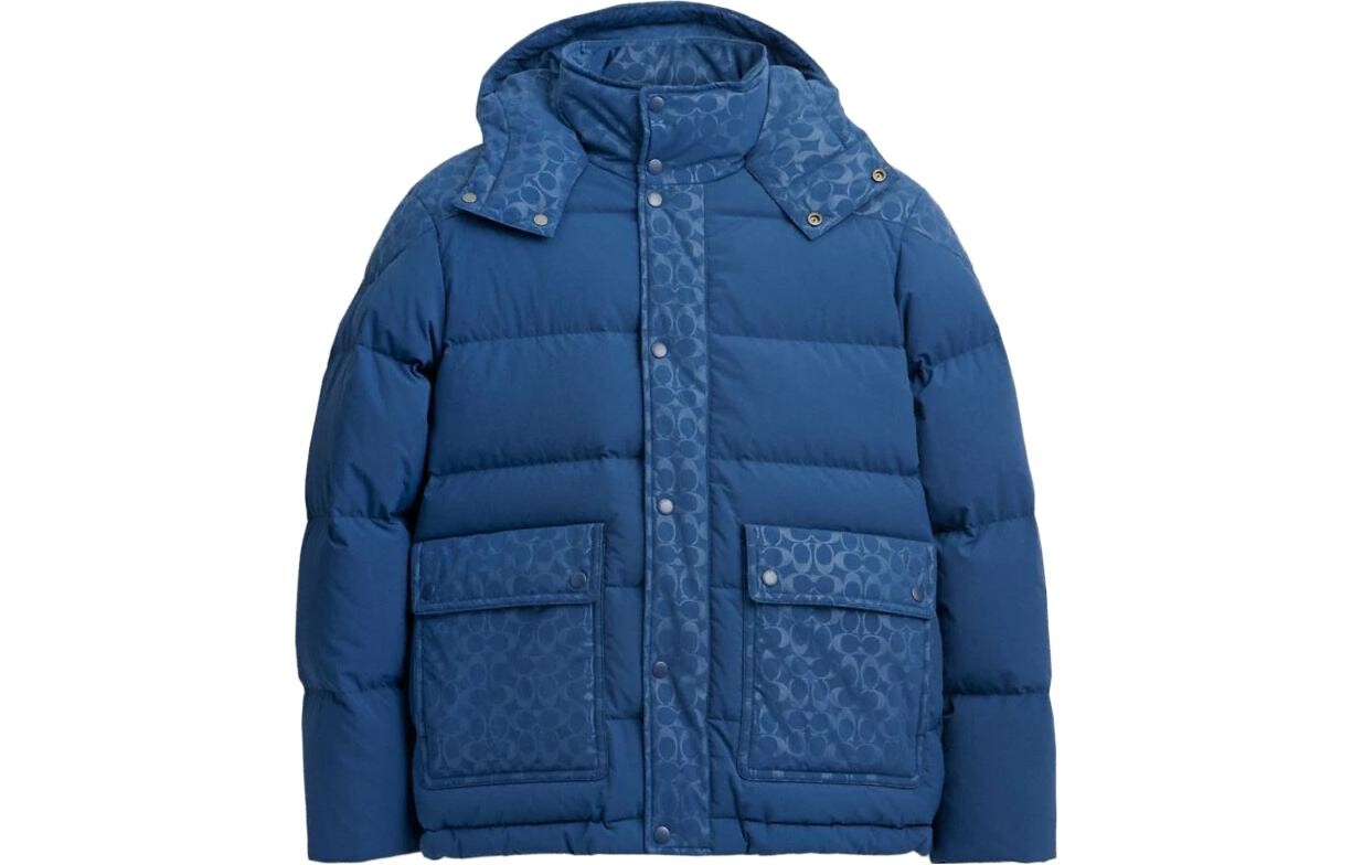 

Мужской пуховик COACH, цвет Blue, Синий, Мужской пуховик COACH, цвет Blue