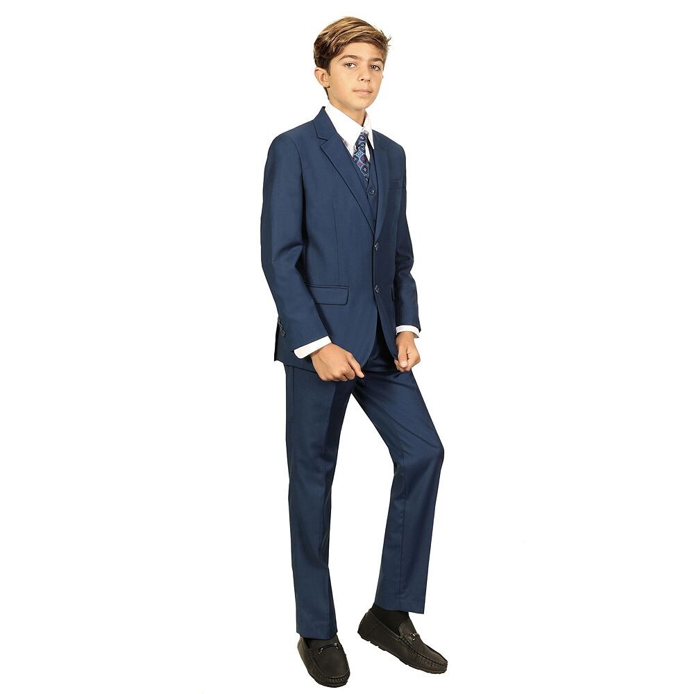 Детский костюм Gioberti из 6 предметов включает рубашку и аксессуары, цвет Royal Blue — фото 2