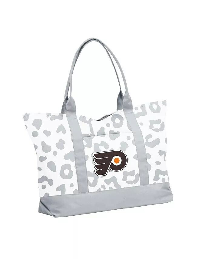 

Женская сумка-тоут Philadelphia Flyers с леопардовым узором Logo Brands, мультиколор