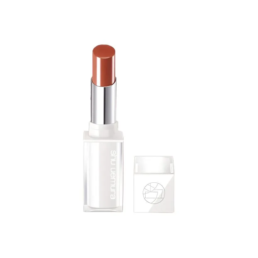 Shu Uemura Увлажняющий блеск для губ с эффектом шелка и ощущением голой кожи, легко растушевывается OR583/BG923/BR793, #KN BR 775 Glutinous Mochi