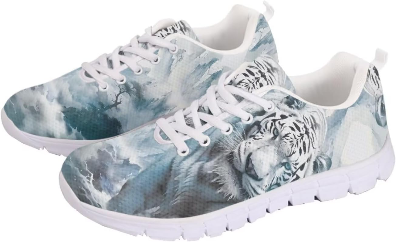 

Кроссовки с американским флагом для прогулок, кроссовки на 4 июля, повседневные беговые кроссовки для фитнеса на День независимости Getelinseng, Tiger