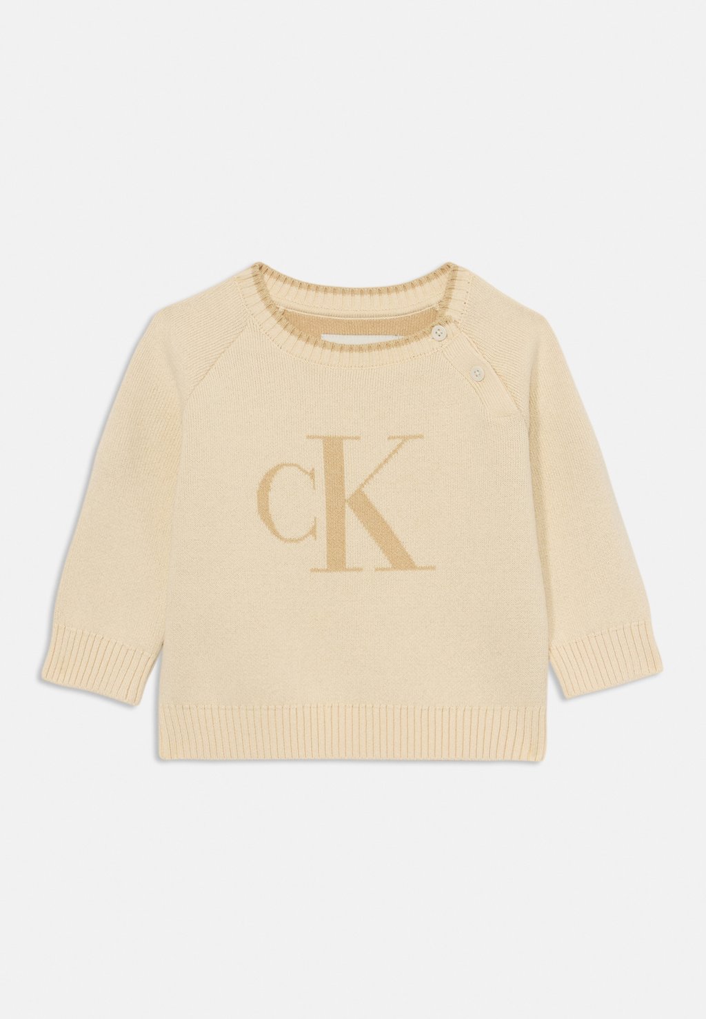 

Свитер NEWBORN FLUFFY MONOGRAM LOGO UNISEX Calvin Klein Jeans, слоновая кость