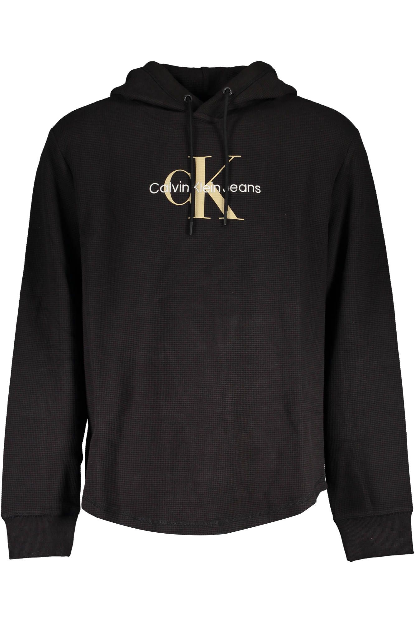 

Черный хлопковый мужской свитер Calvin Klein