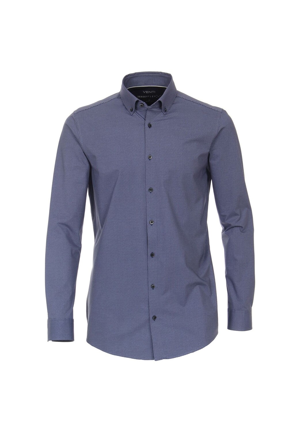 

Мужская деловая рубашка Jerseyflex Print Body Fit Venti, цвет Mittelblau