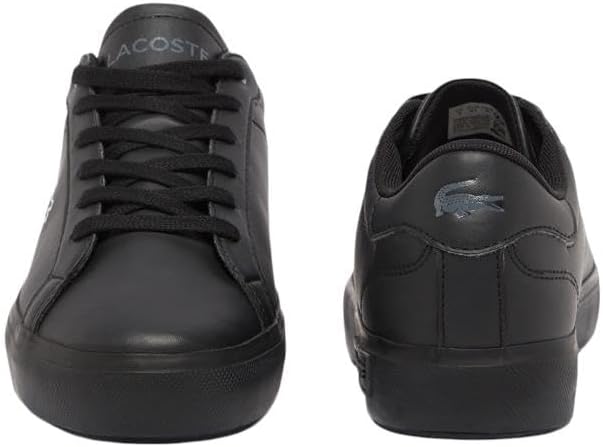 Кроссовки Lacoste Powercourt для мальчиков, белый/черный/красный — фото 2