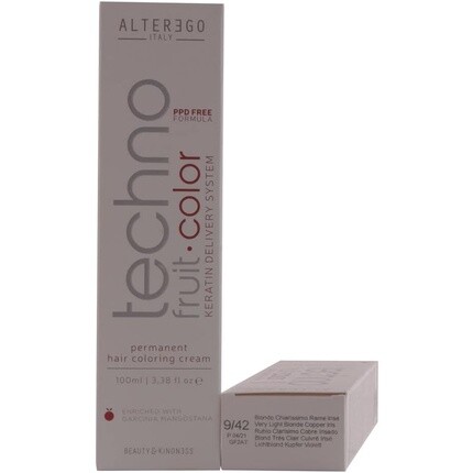 

Technofruit Color 9/42 Очень светлый блондин Медный ирис 100мл, Alterego
