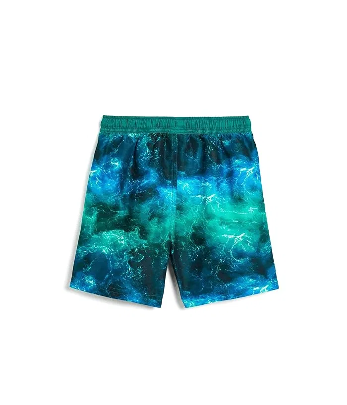 Плавки Waves Swim Trunks Deux par Deux, Blue Waves Print — фото 2