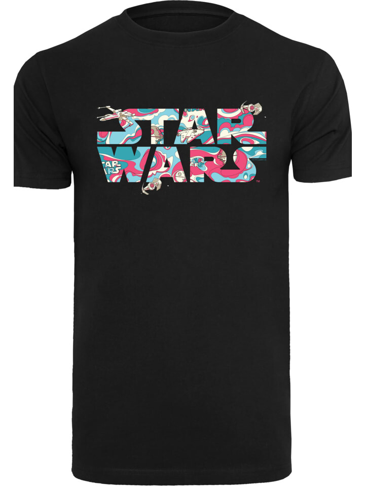 

Футболка F4NT4STIC Star Wars Wavy Ship Logo, черный